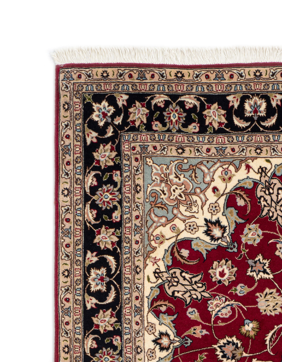 203 x 146 Täbriz mit Seide