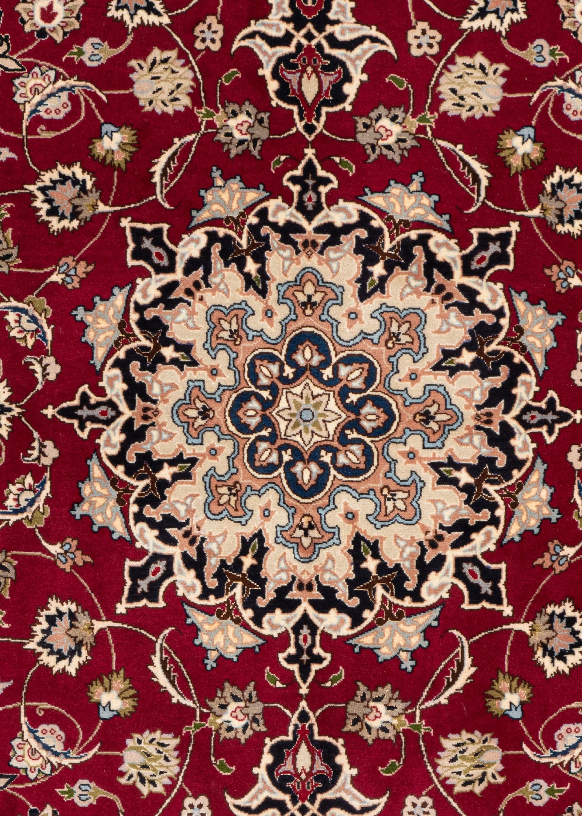 203 x 146 Täbriz mit Seide
