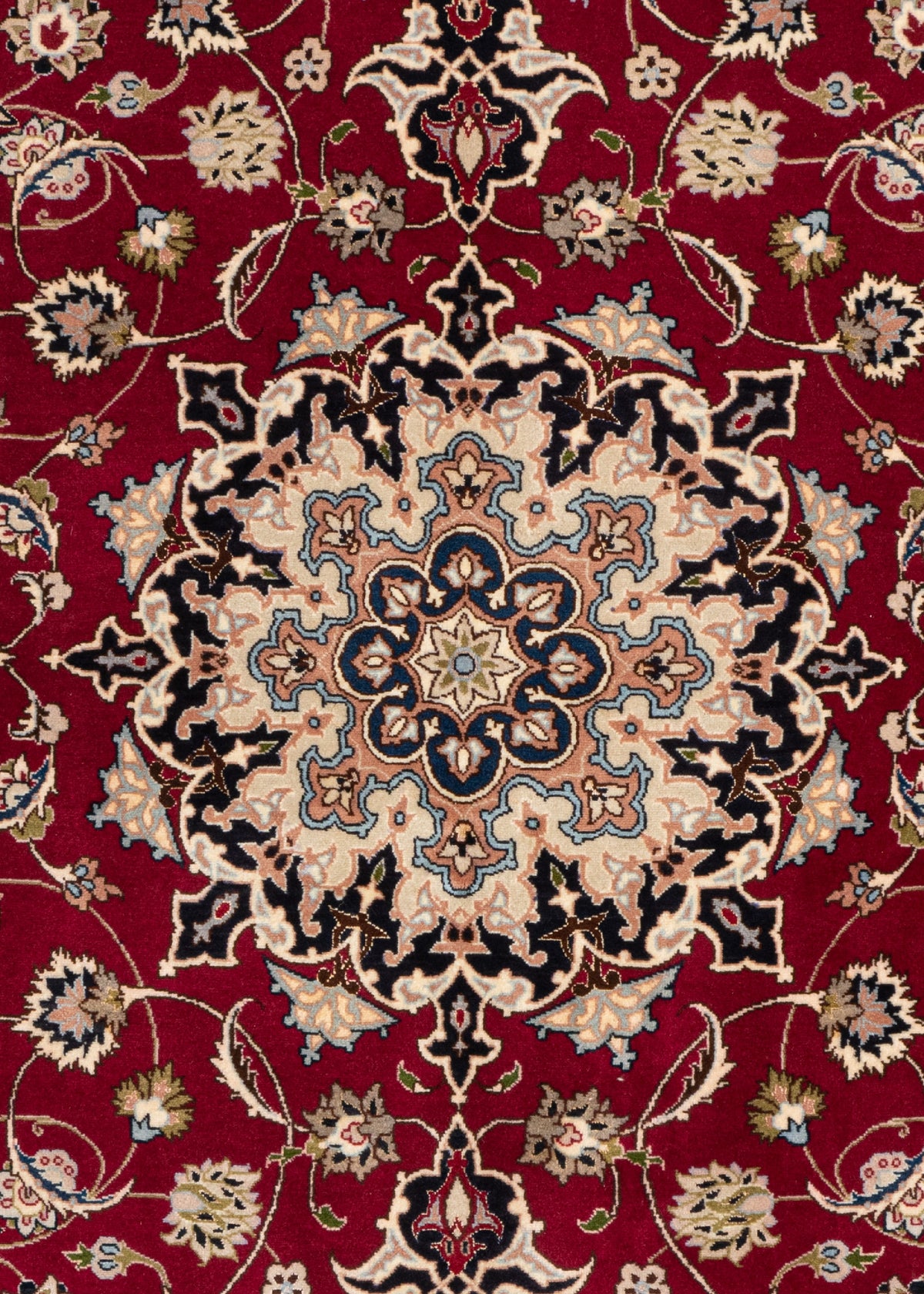 154x101 Tabriz avec soie