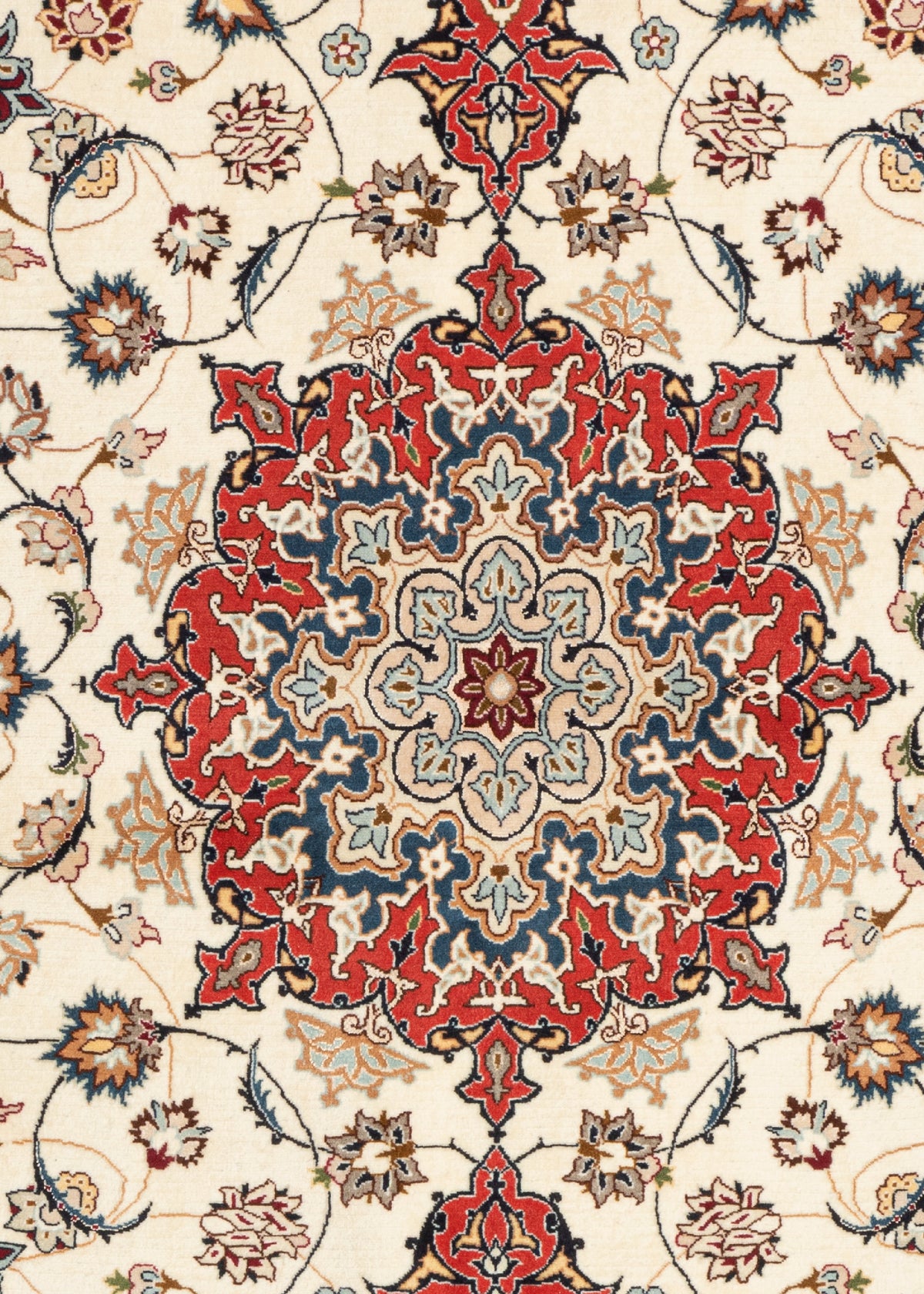 206 x 151 Täbriz mit Seide