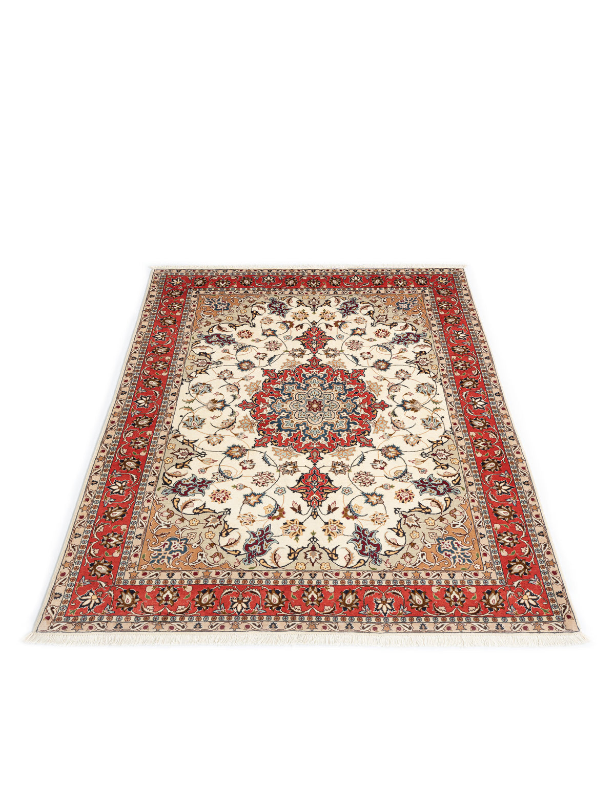 206 x 151 Täbriz mit Seide