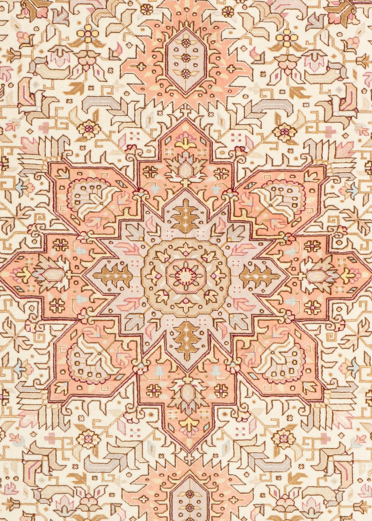 201 x 150 Täbriz mit Seide