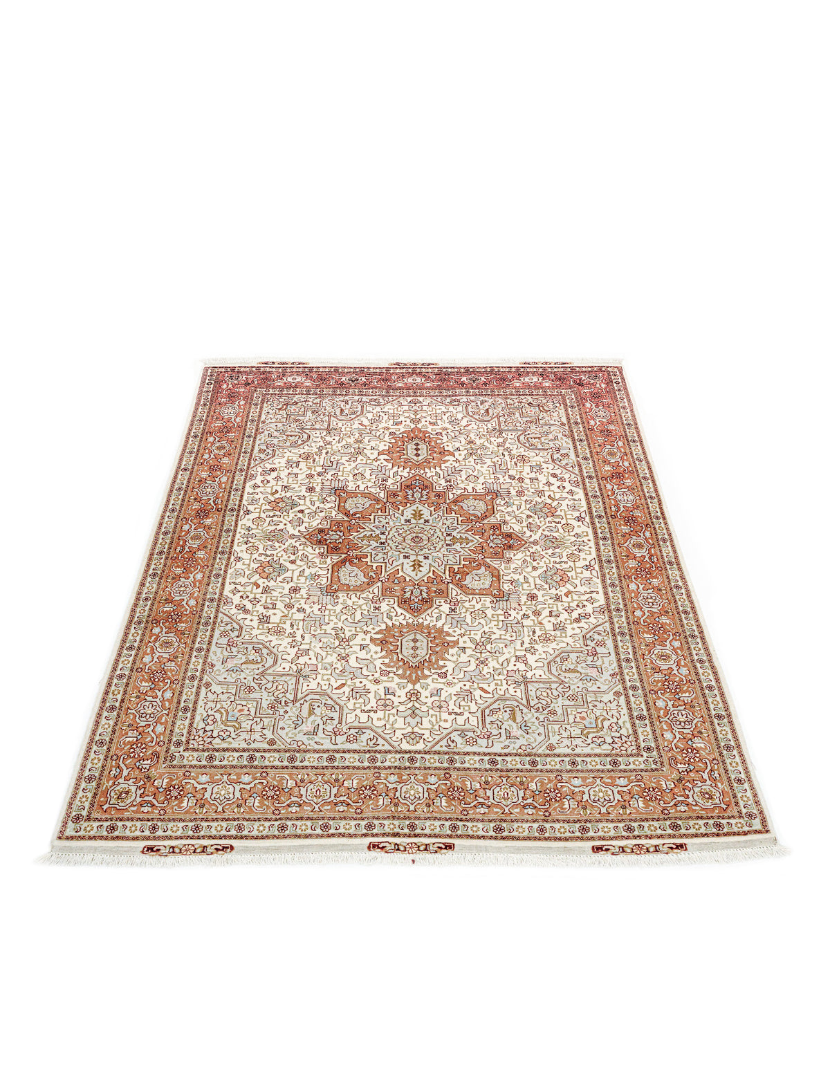 215 x 147 Täbriz mit Seide