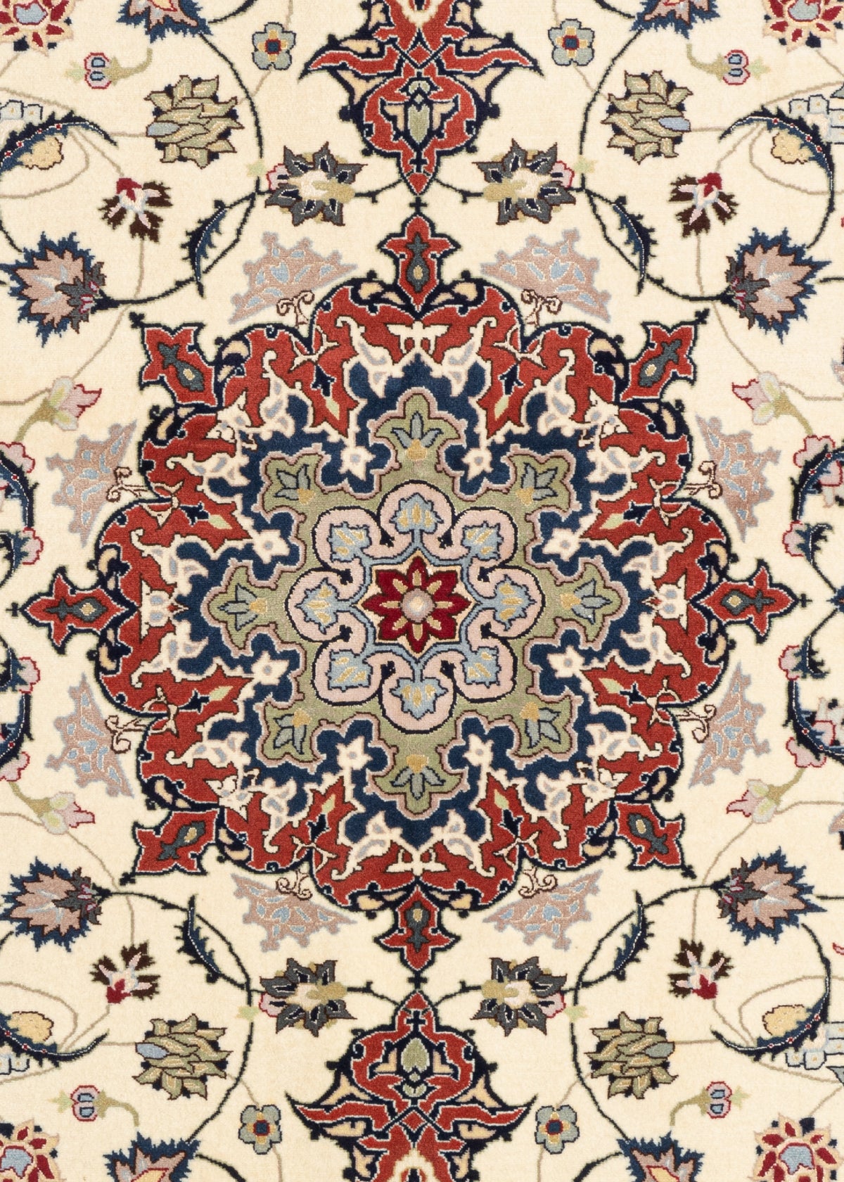 209 x 154 Täbriz mit Seide