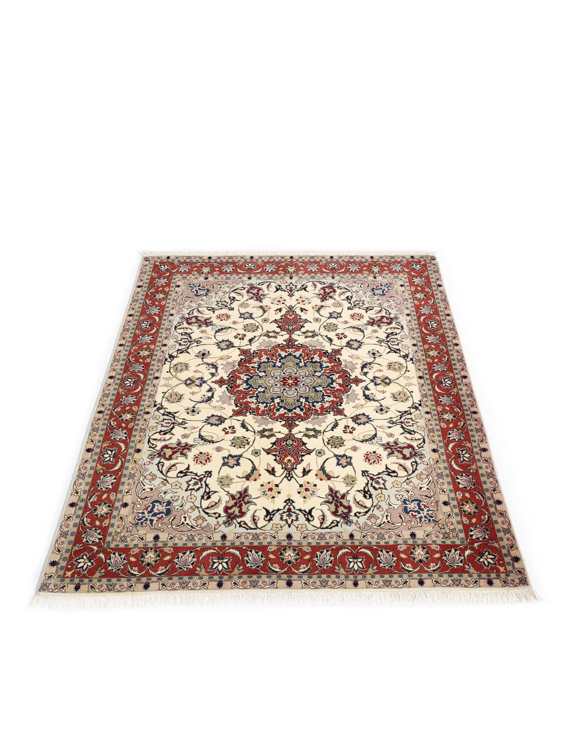 209 x 154 Täbriz mit Seide