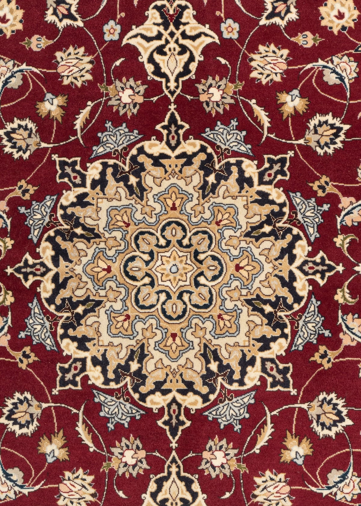 207 x 154 Täbriz mit Seide