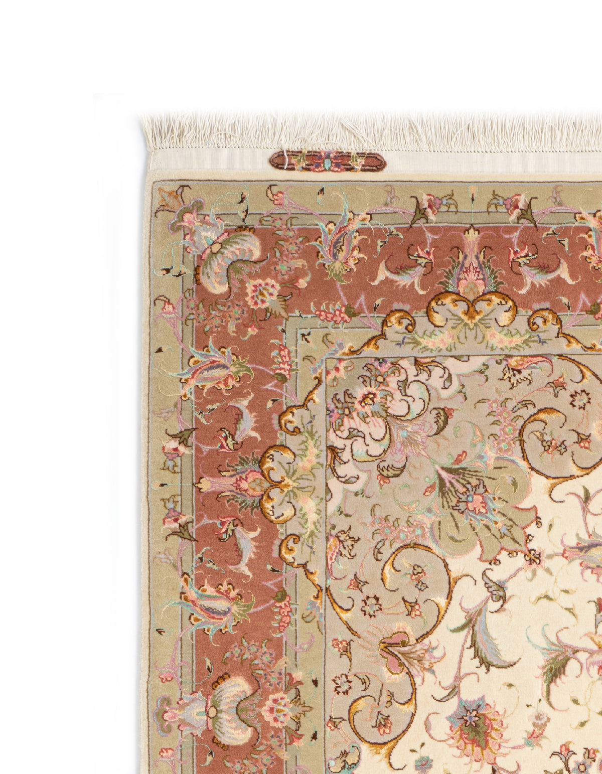 215x152 Tabriz su e con seta