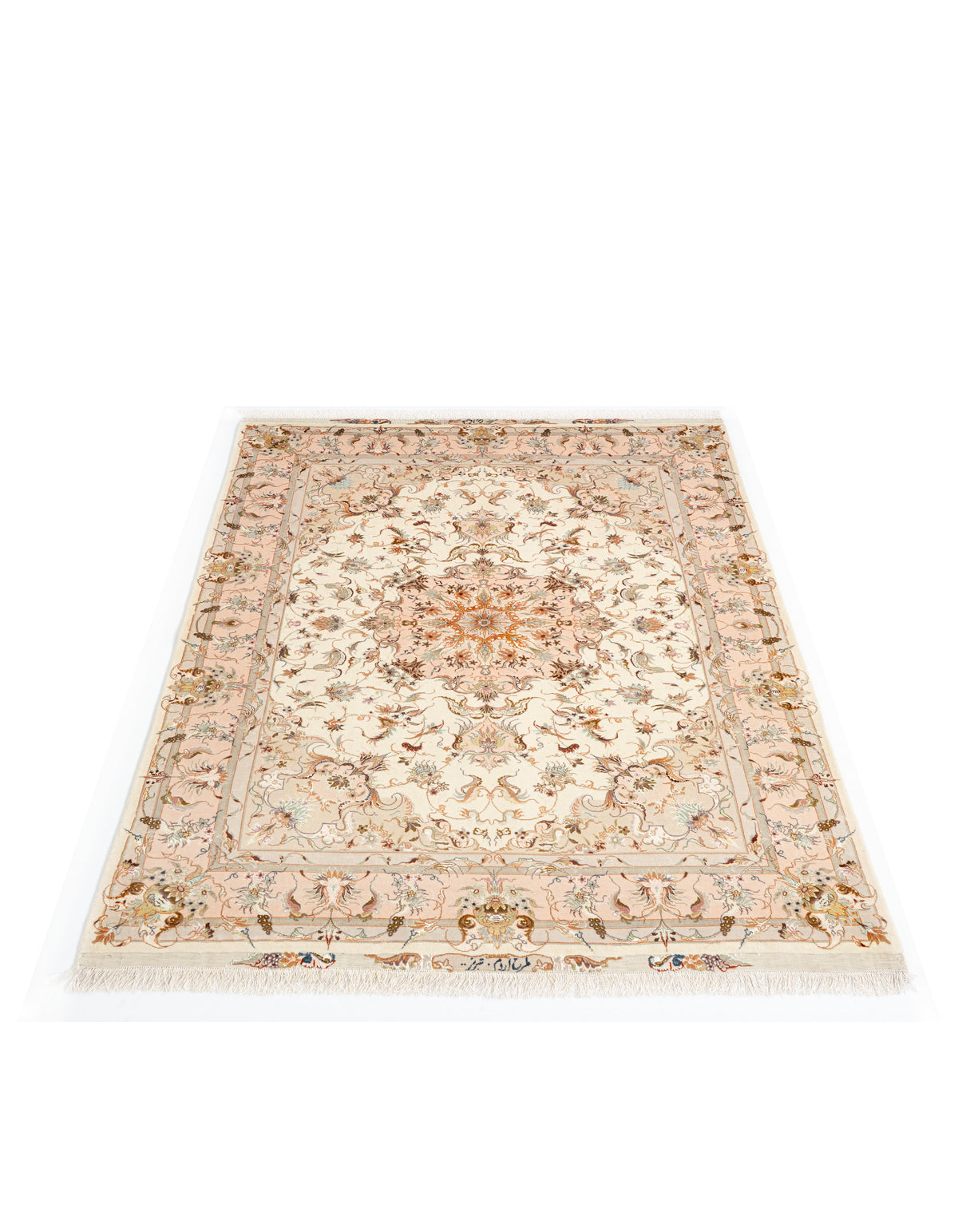 215x154 Tabriz su e con seta