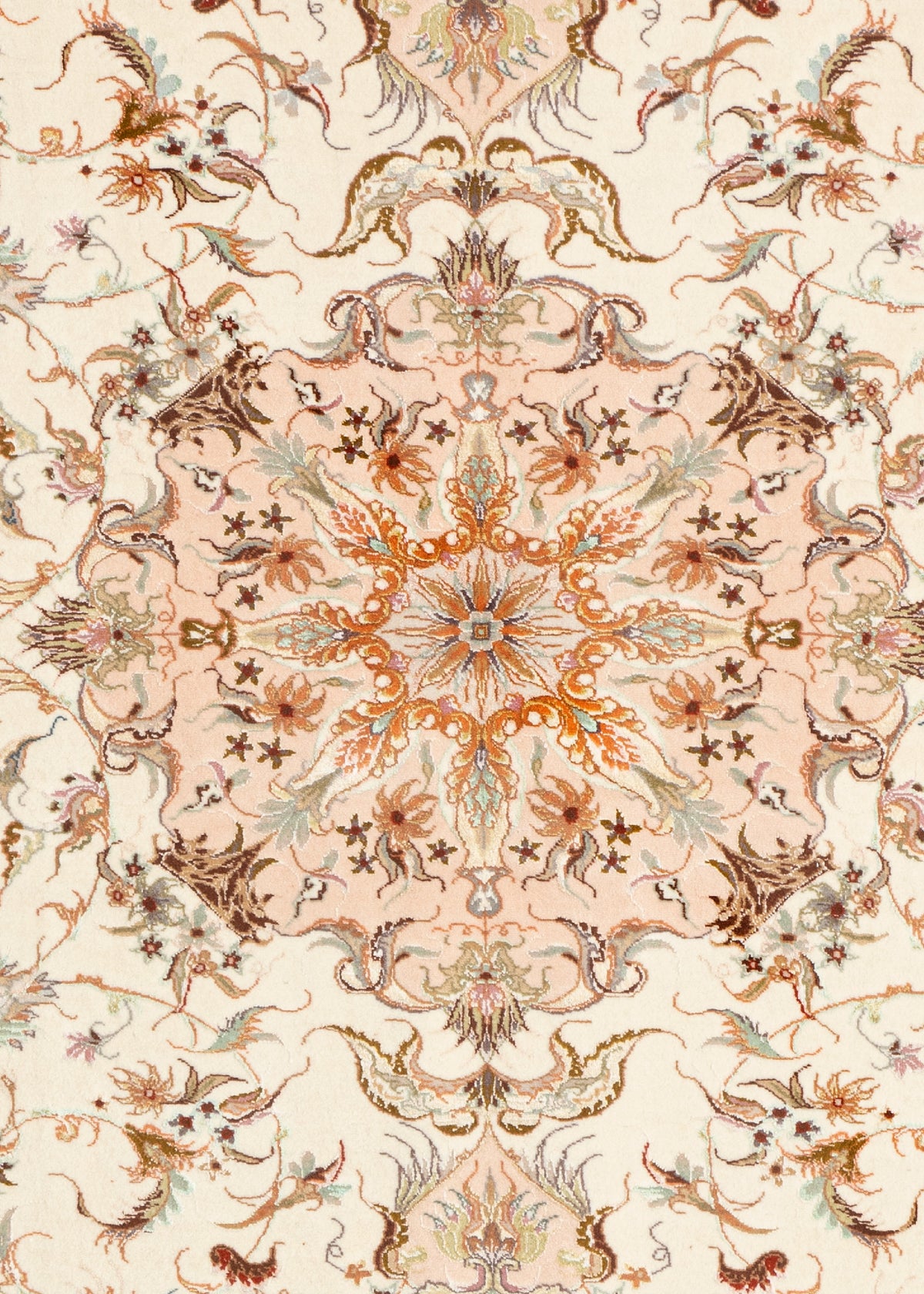 215x154 Tabriz su e con seta