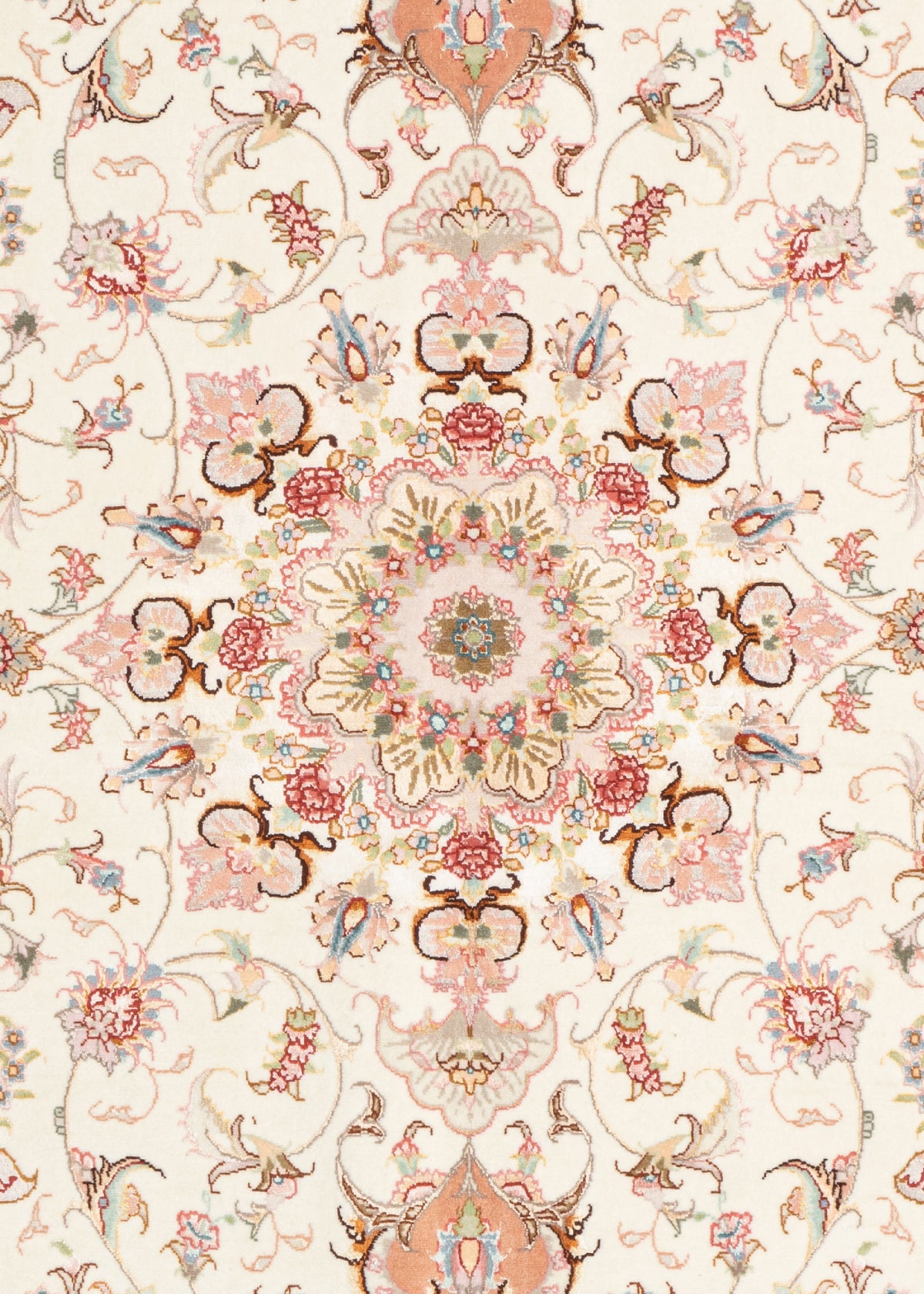 204x144 Tabriz su e con seta