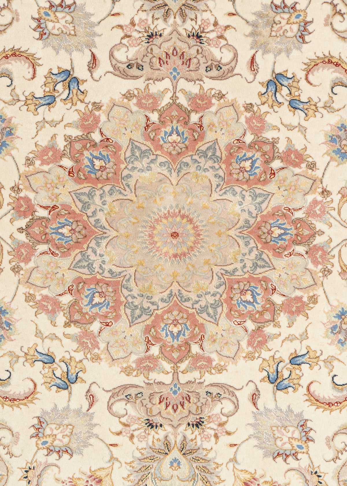 210x156 Tabriz su e con seta