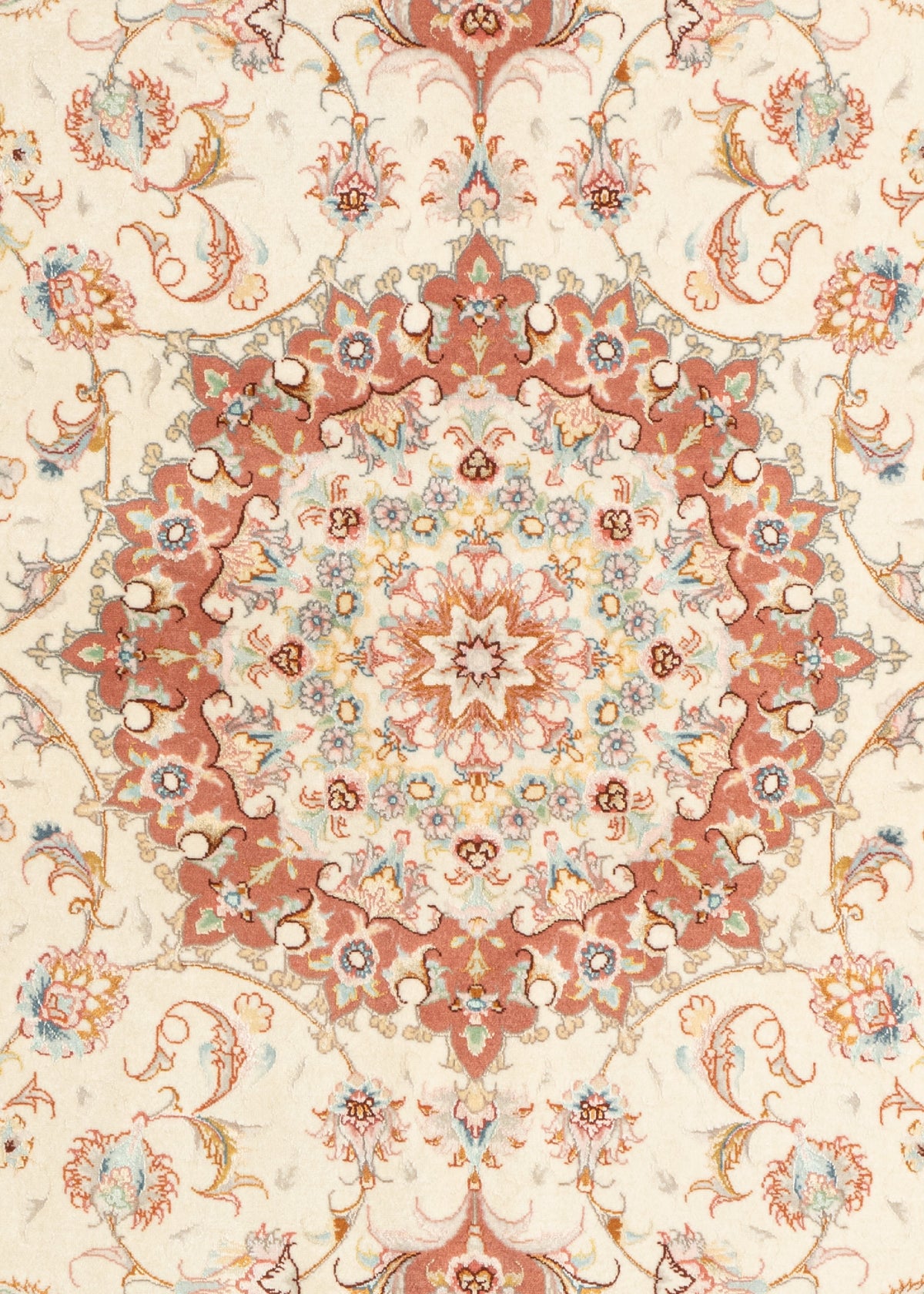 218x154 Tabriz su e con seta