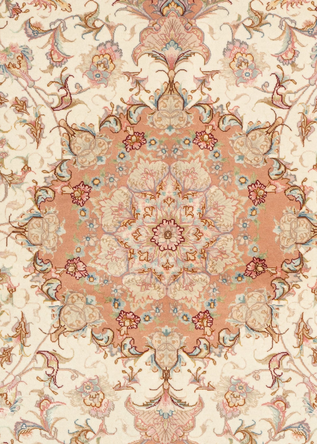 214x153 Tabriz su e con seta