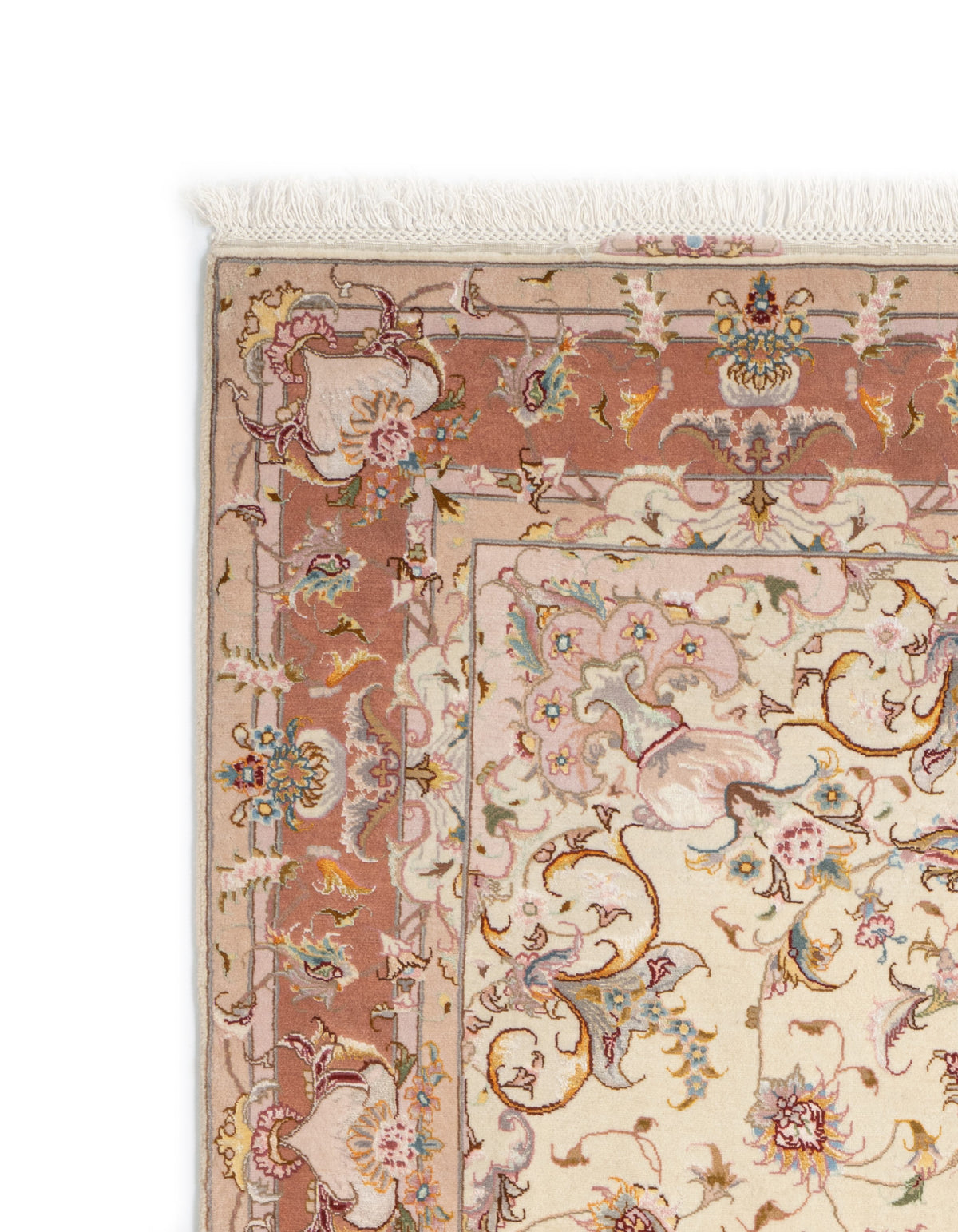 218x150 Tabriz su e con seta
