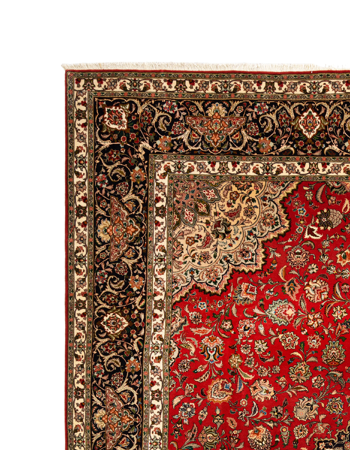 390x298 Tabriz with silk