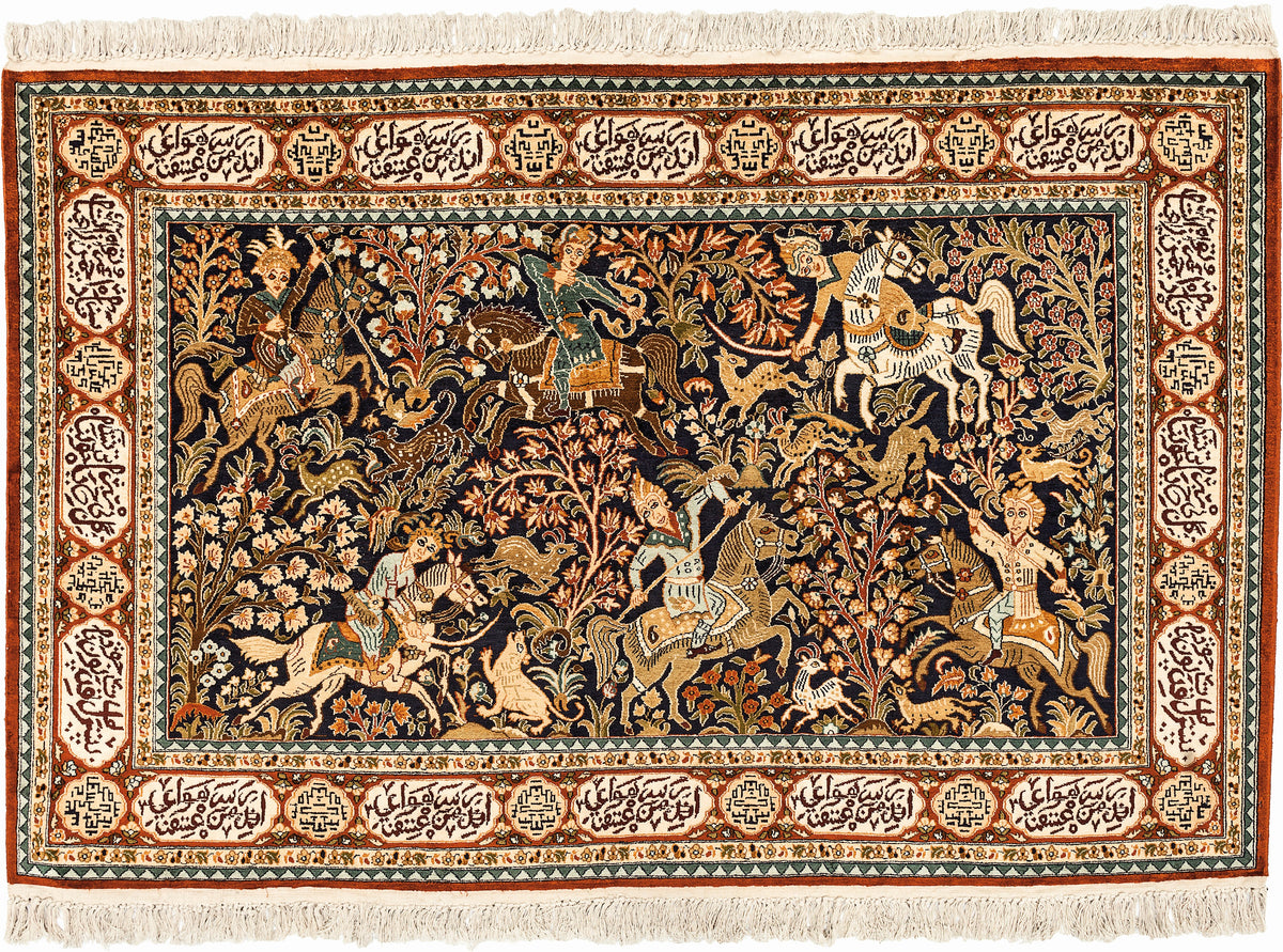 Kashmir silk