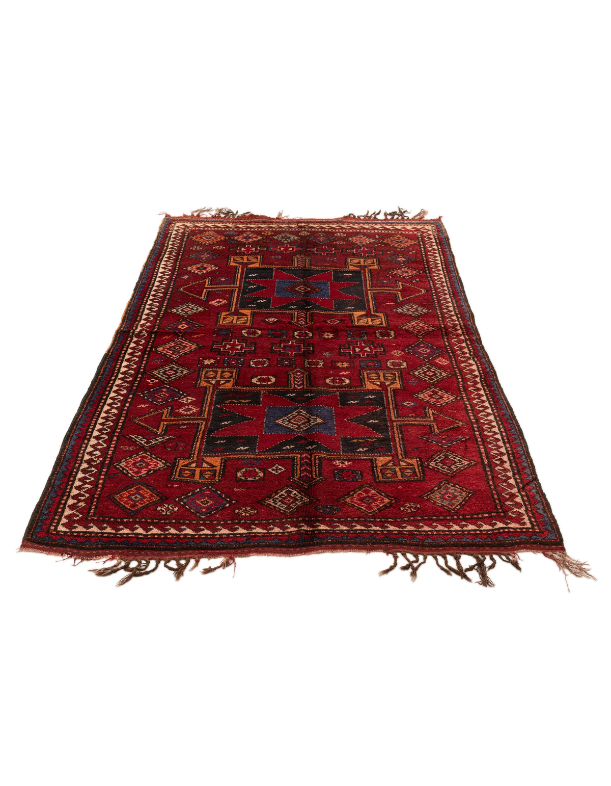 245 x 140 Kurden Teppich alt