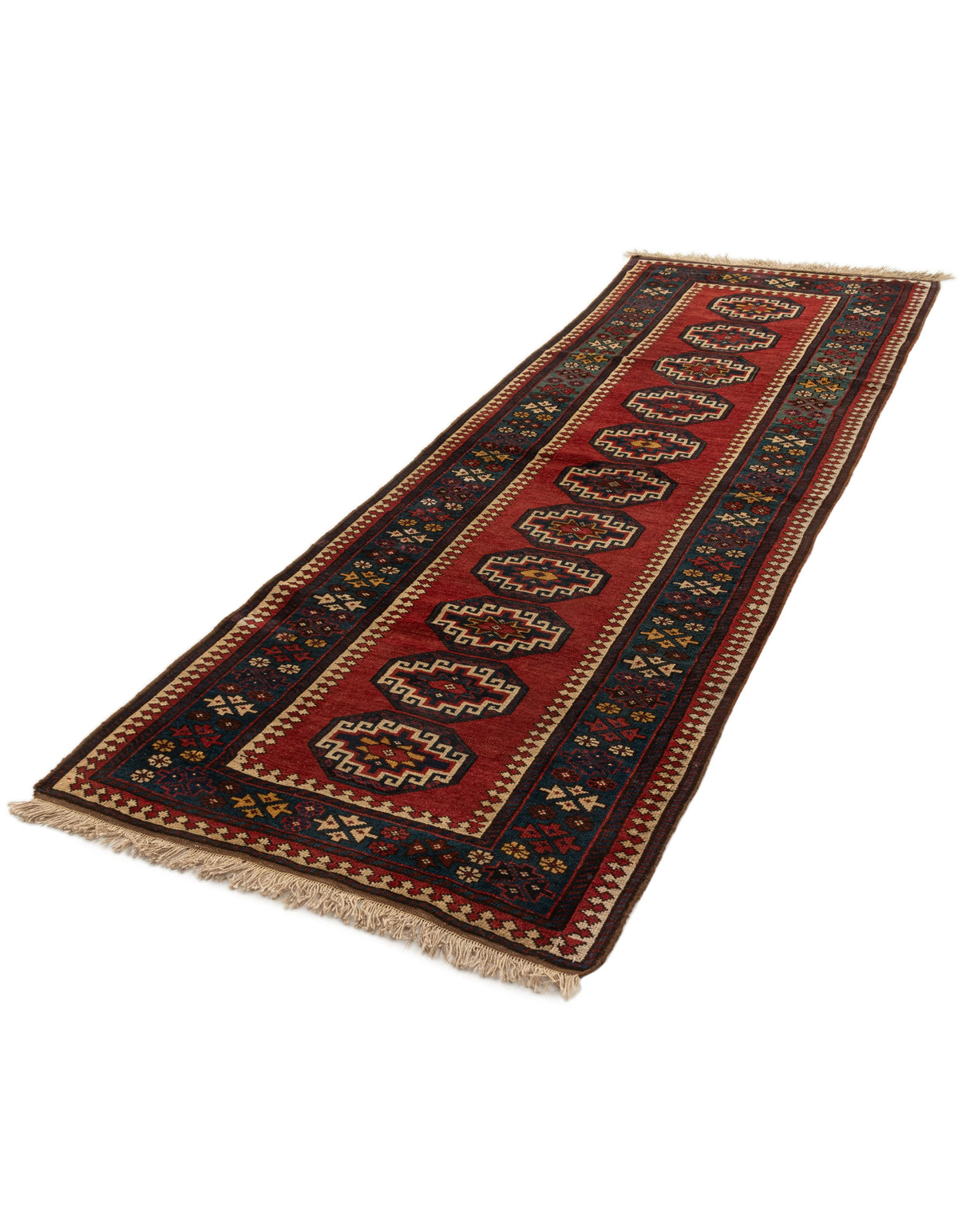 312 x 100 Kurden Teppich alt