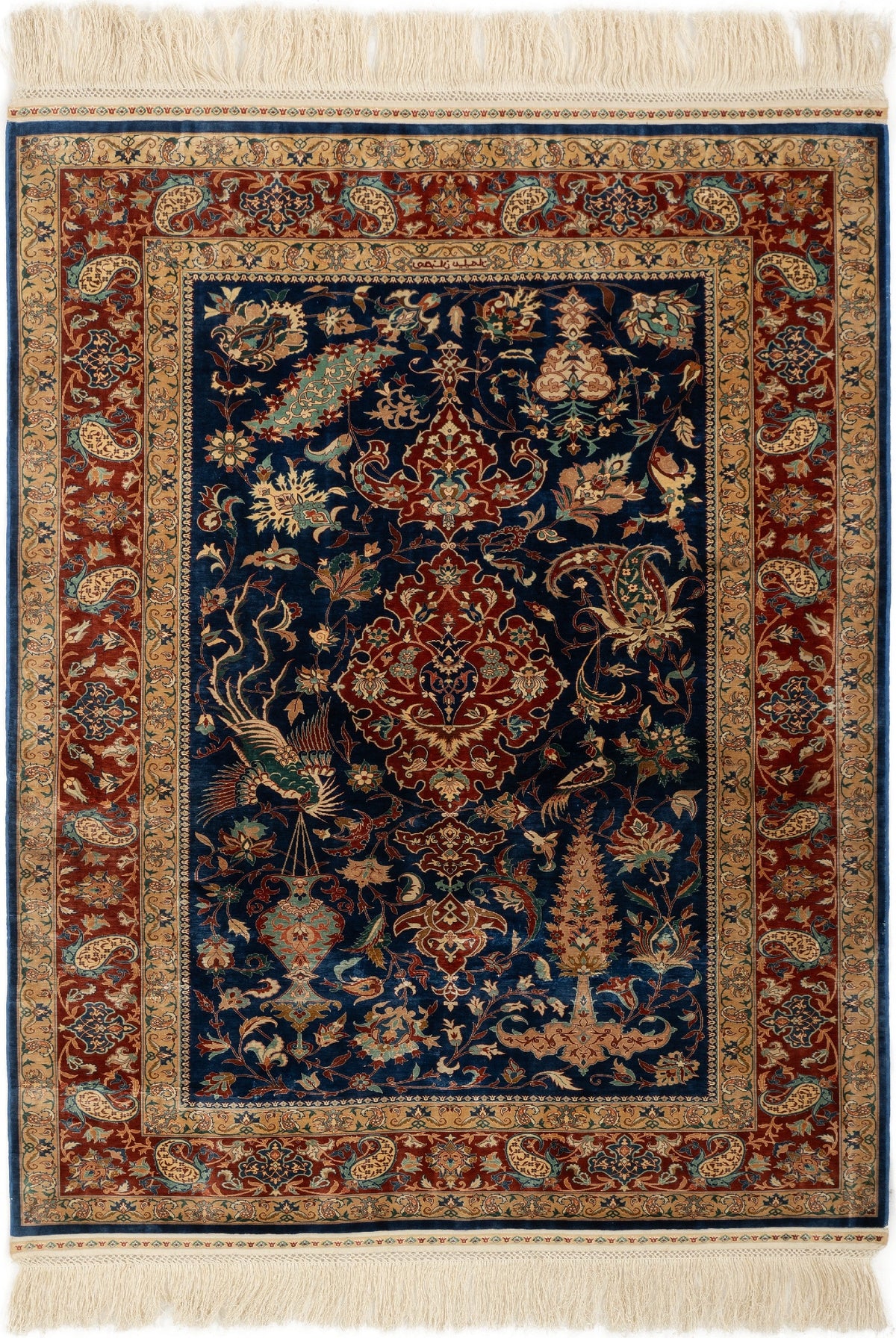 107 x 80 Hereke Seide
