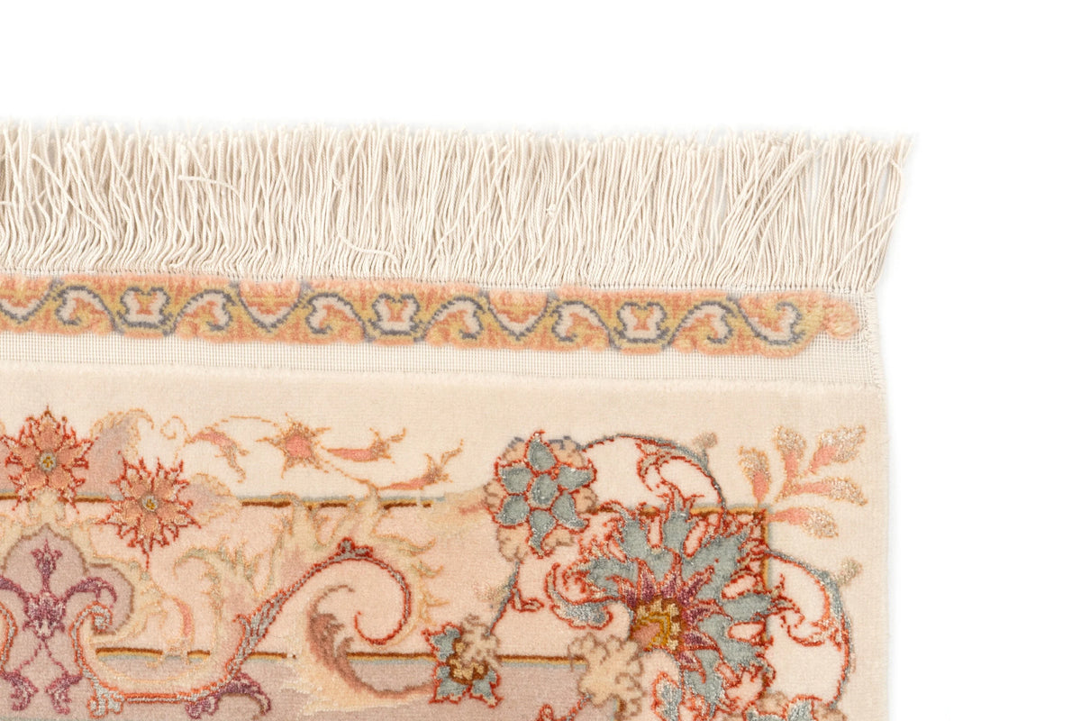208 x 194 Täbriz mit Seide auf Seide