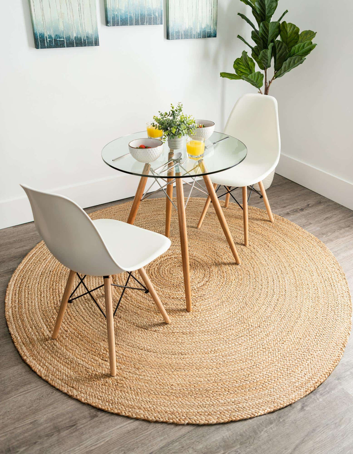 122 x 122 Braided Jute
