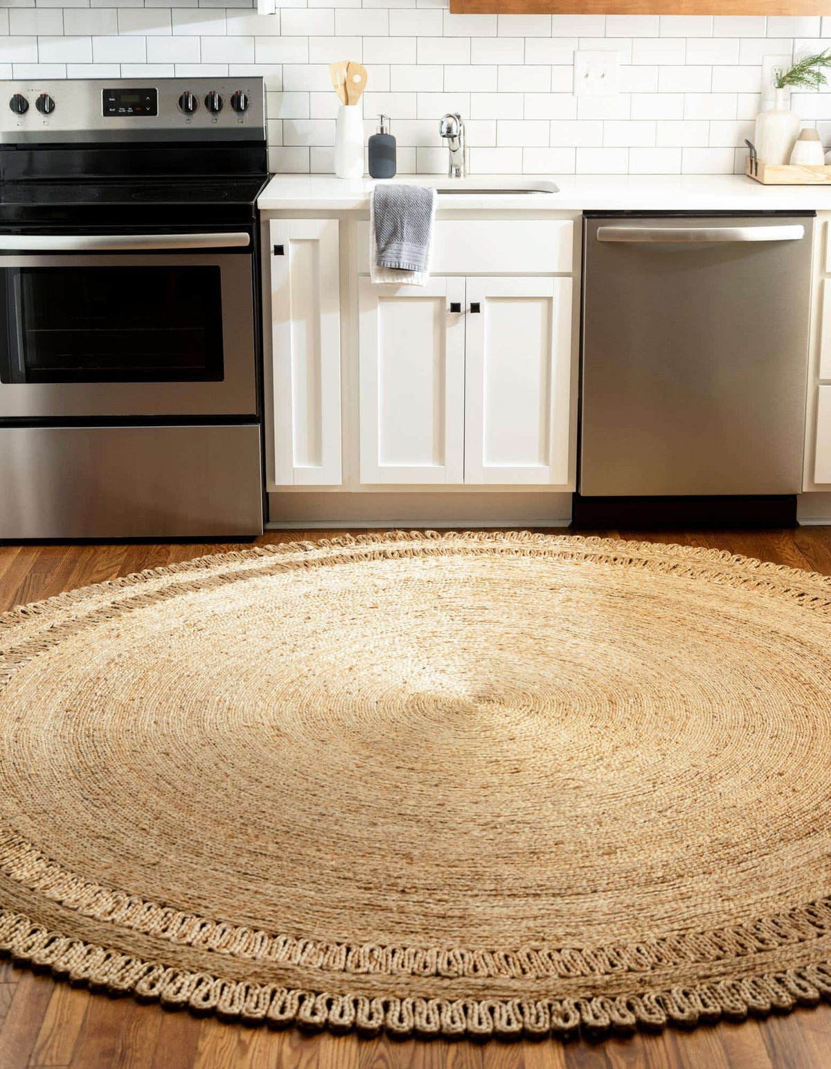 244 x 244 Braided Jute