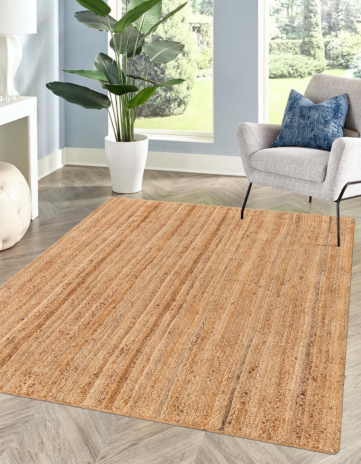 185 x 125 Braided Jute Luxe
