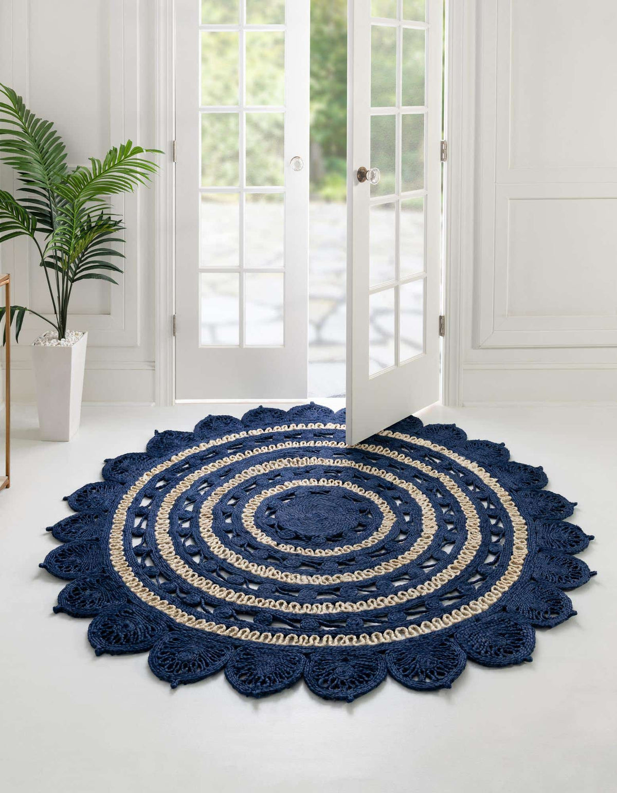 61 x 61 Braided Jute