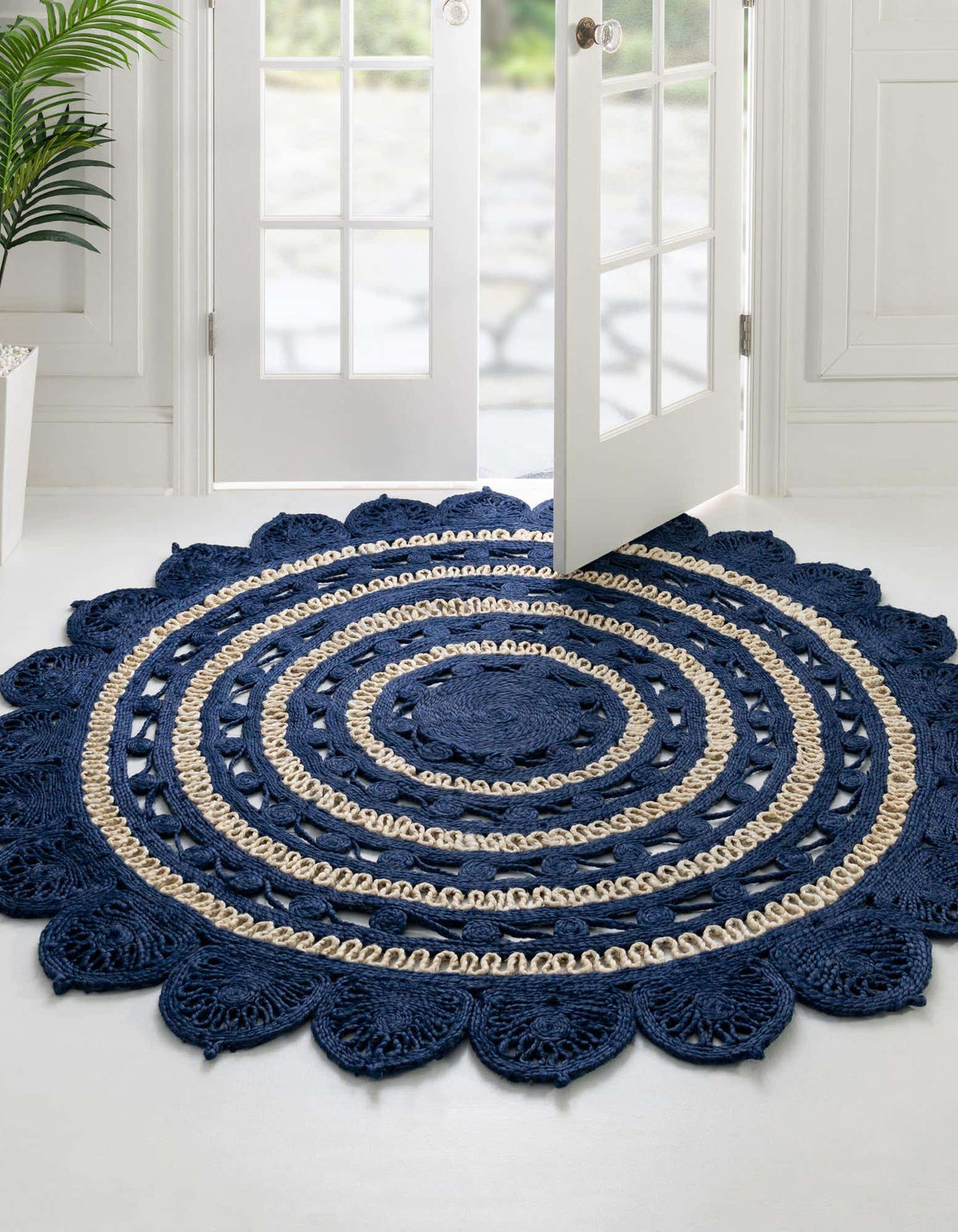 61 x 61 Braided Jute