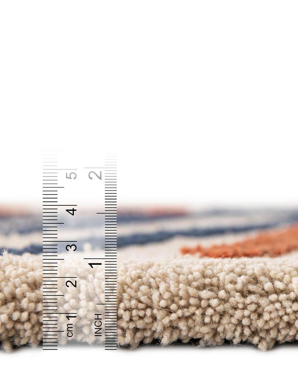 Rechteck Teppich AI Handgetuftet in Elfenbein von Hadorn™ - Lifestyle Image
