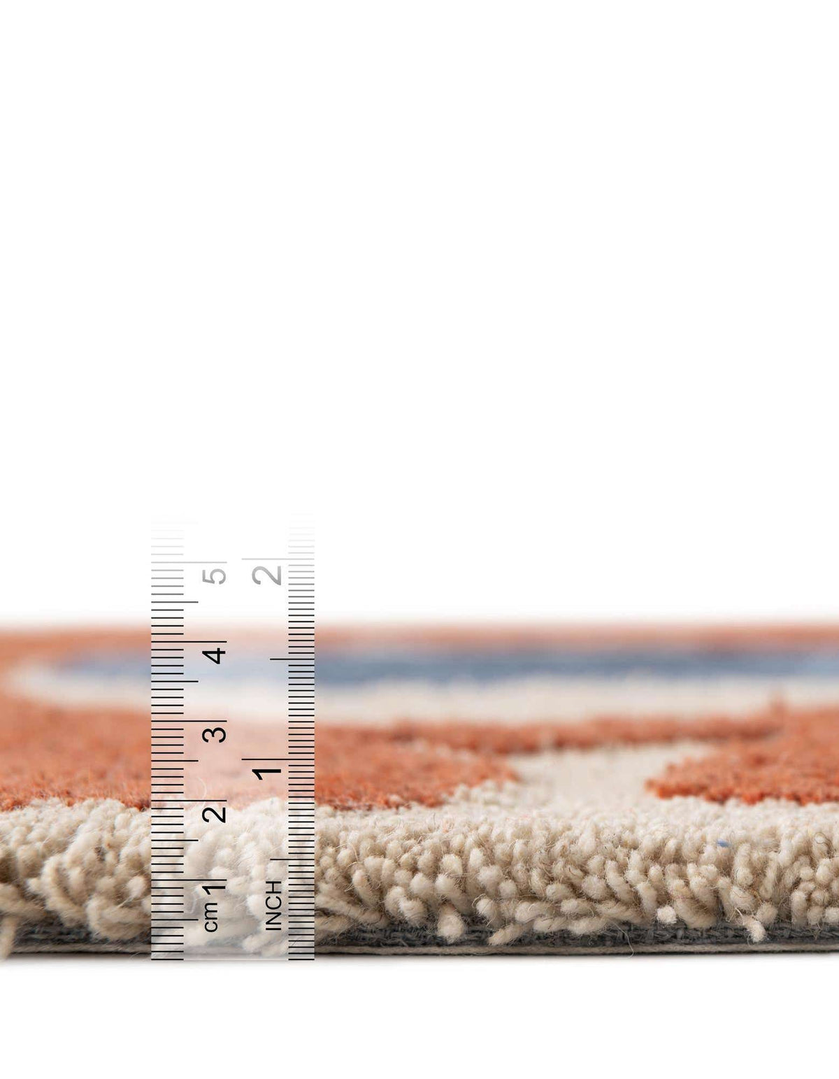 Rechteck Teppich AI Handgetuftet in Orange von Hadorn™ - Lifestyle Image