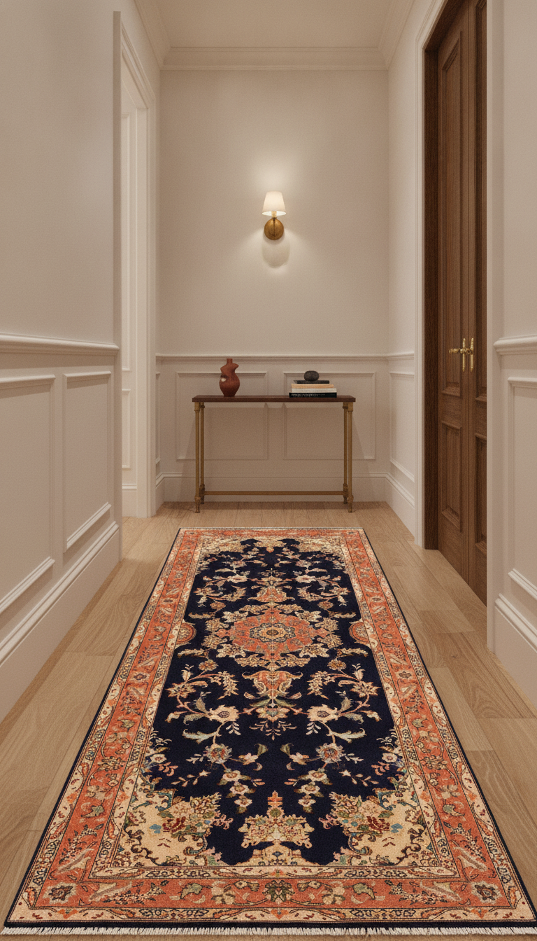 209x81 Tabriz avec soie