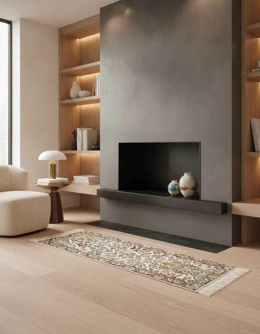121 x 46 Kashmir Seide