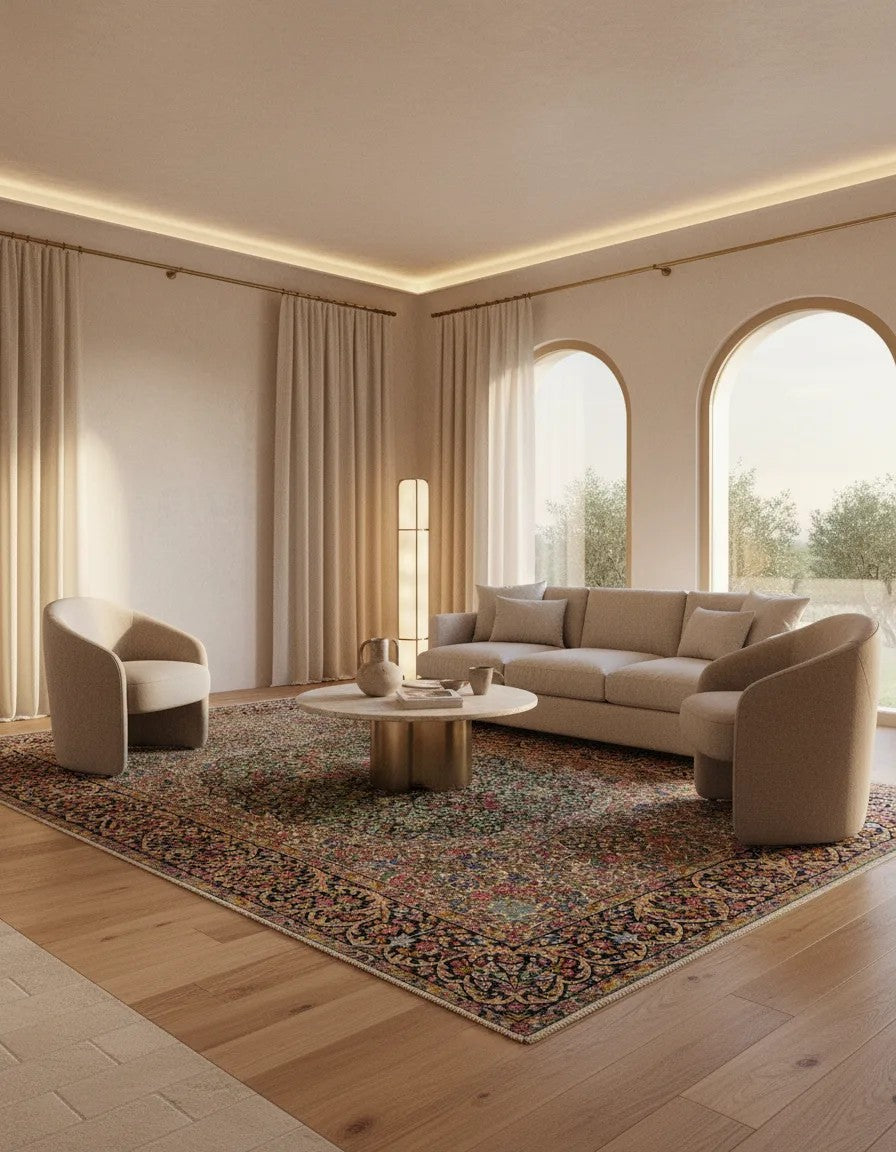 170 x 268 Kirman Millefleures