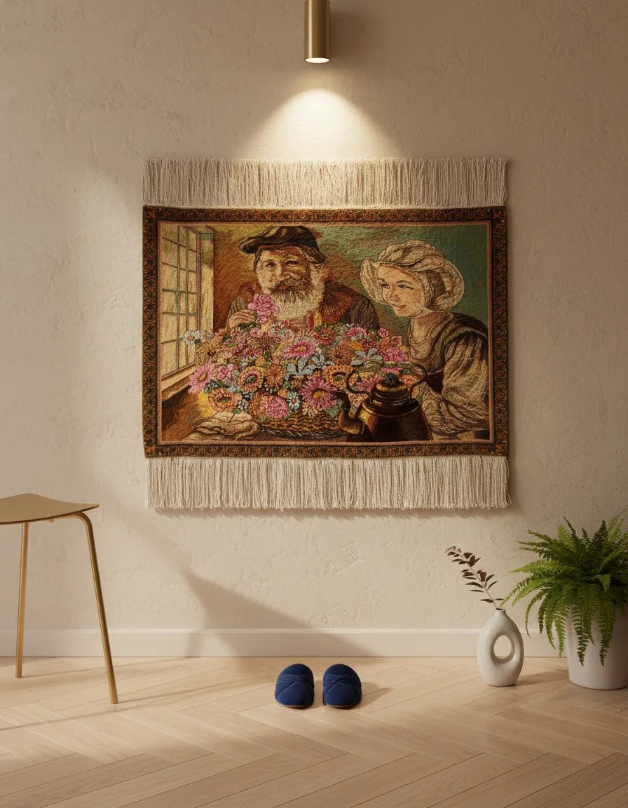 84 x 60 Täbriz Figural