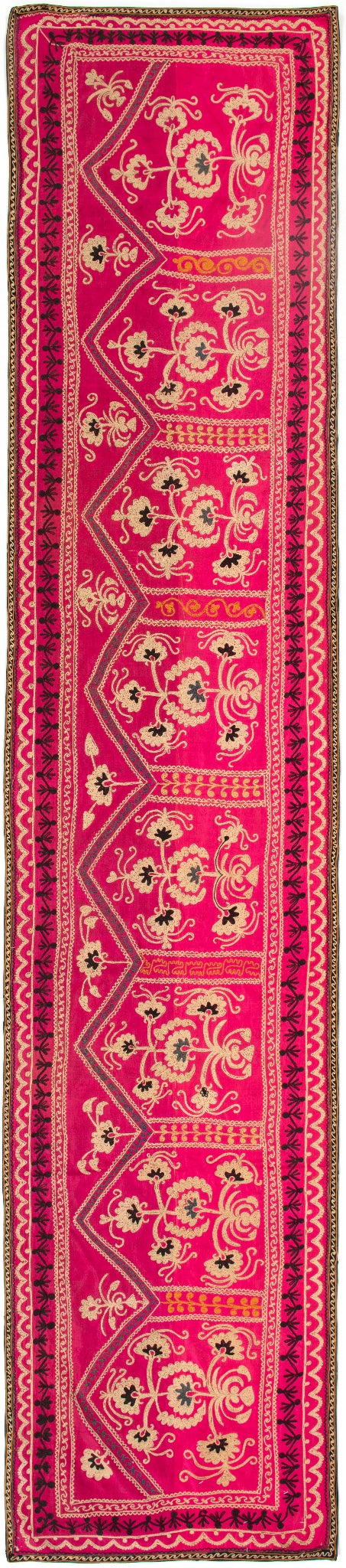 70 x 343 Suzani-Stickerei alt