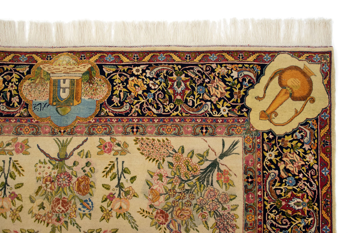 190x284 Tabriz Figural