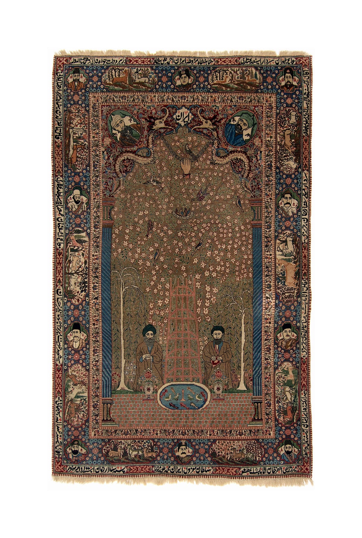 216 x 135 Täbriz antik