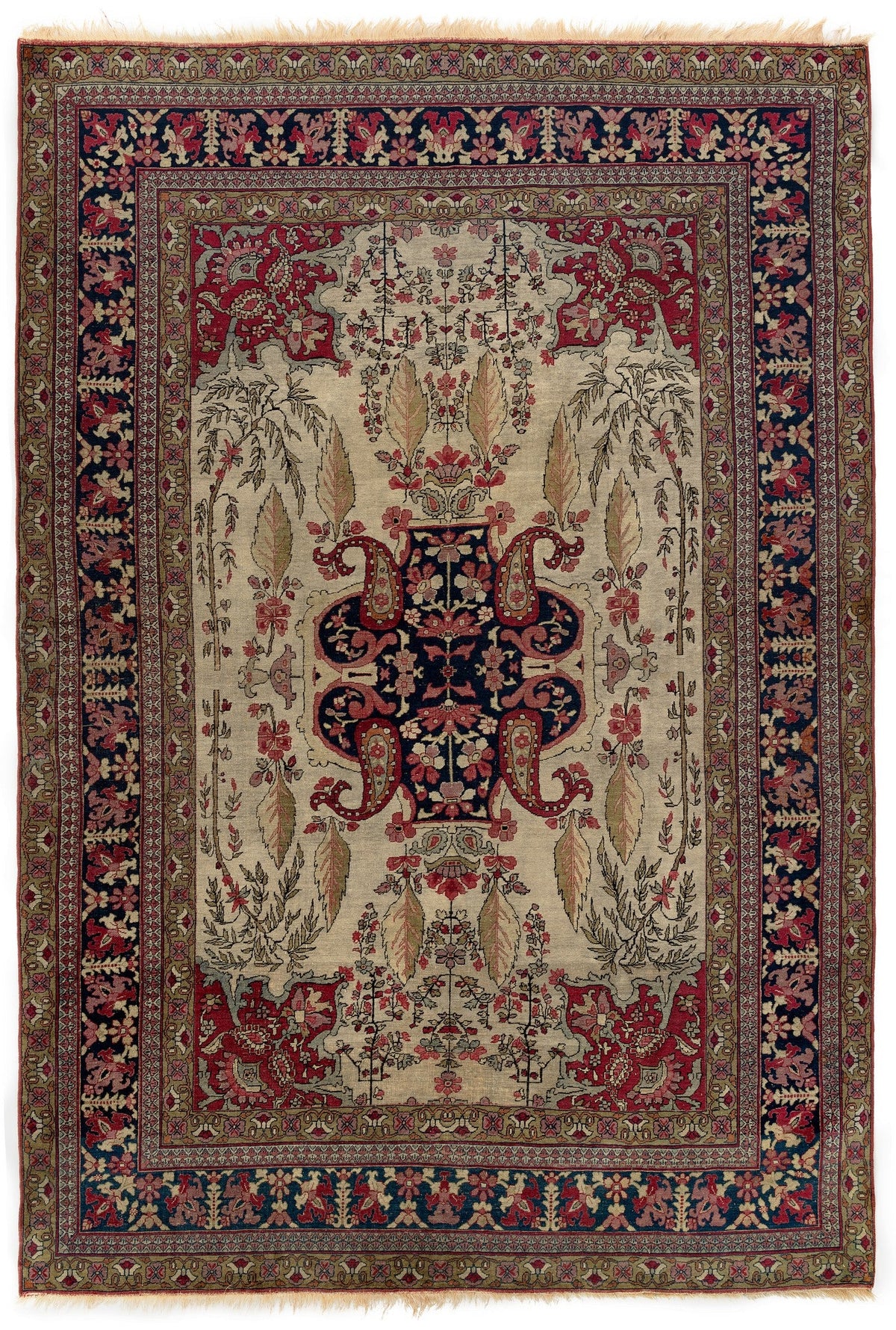 144 x 210 Kirman antik