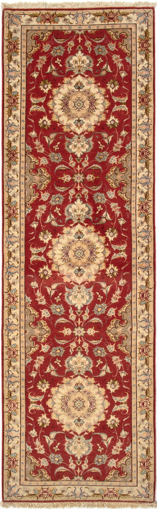 93x312 Tabriz con seta