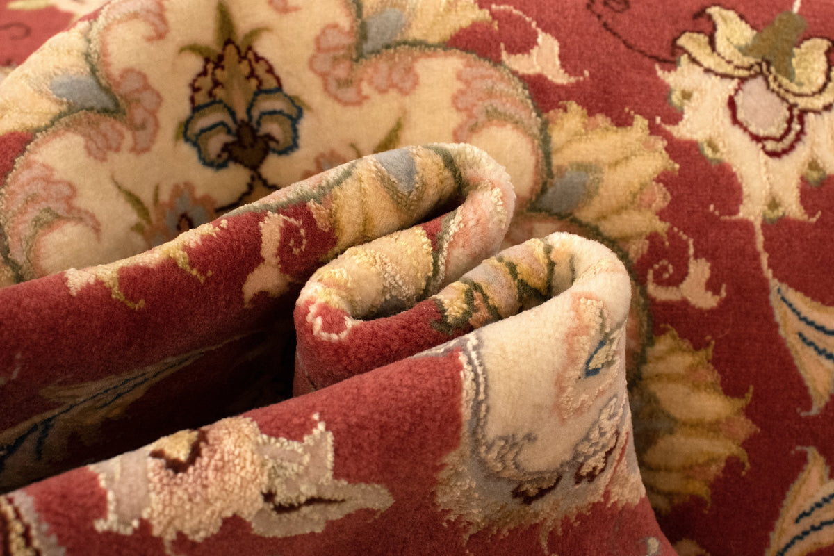 93x312 Tabriz con seta