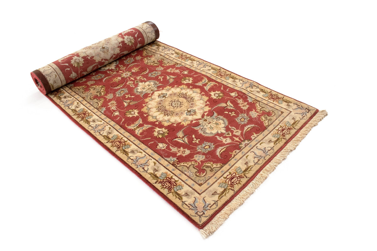 93x312 Tabriz con seta