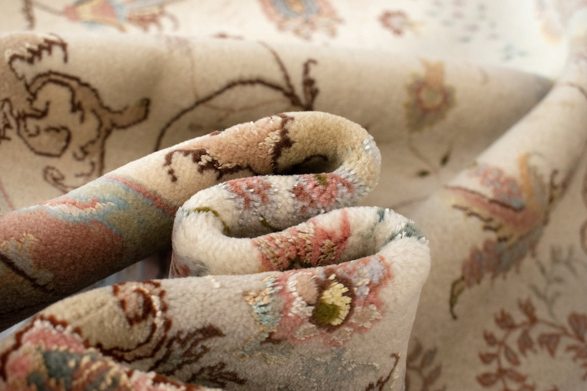 90x420 Tabriz con seta