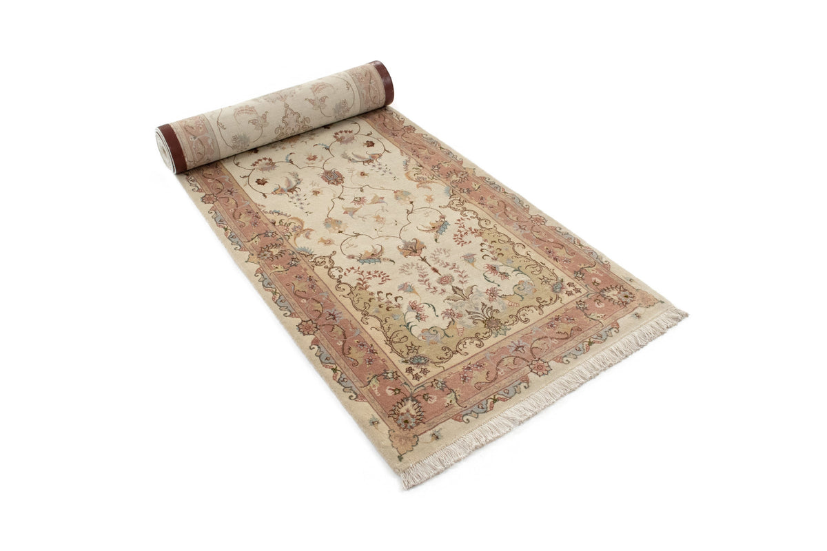 90x420 Tabriz con seta