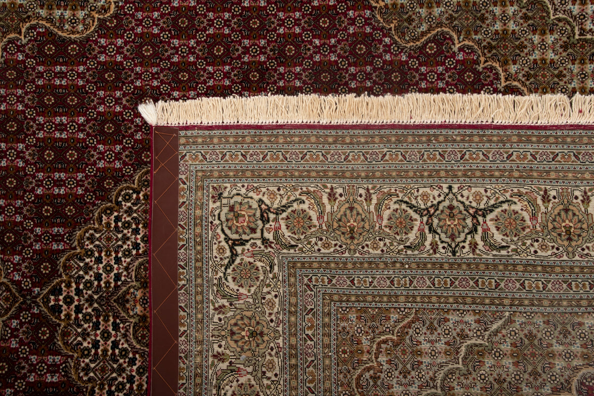 148x184 Tabriz Mahi con seta