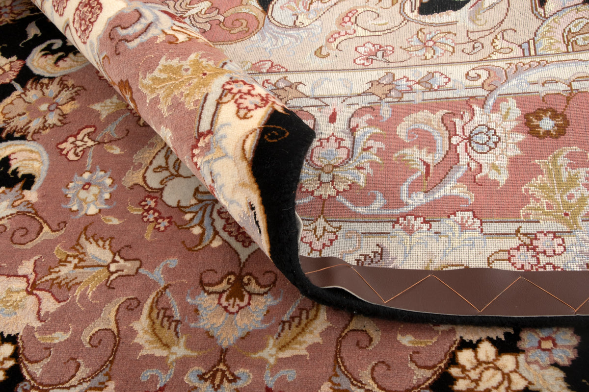 176x237 Tabriz con seta