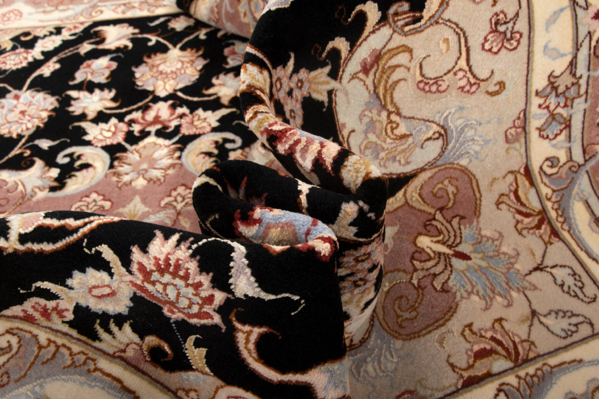 176x237 Tabriz con seta