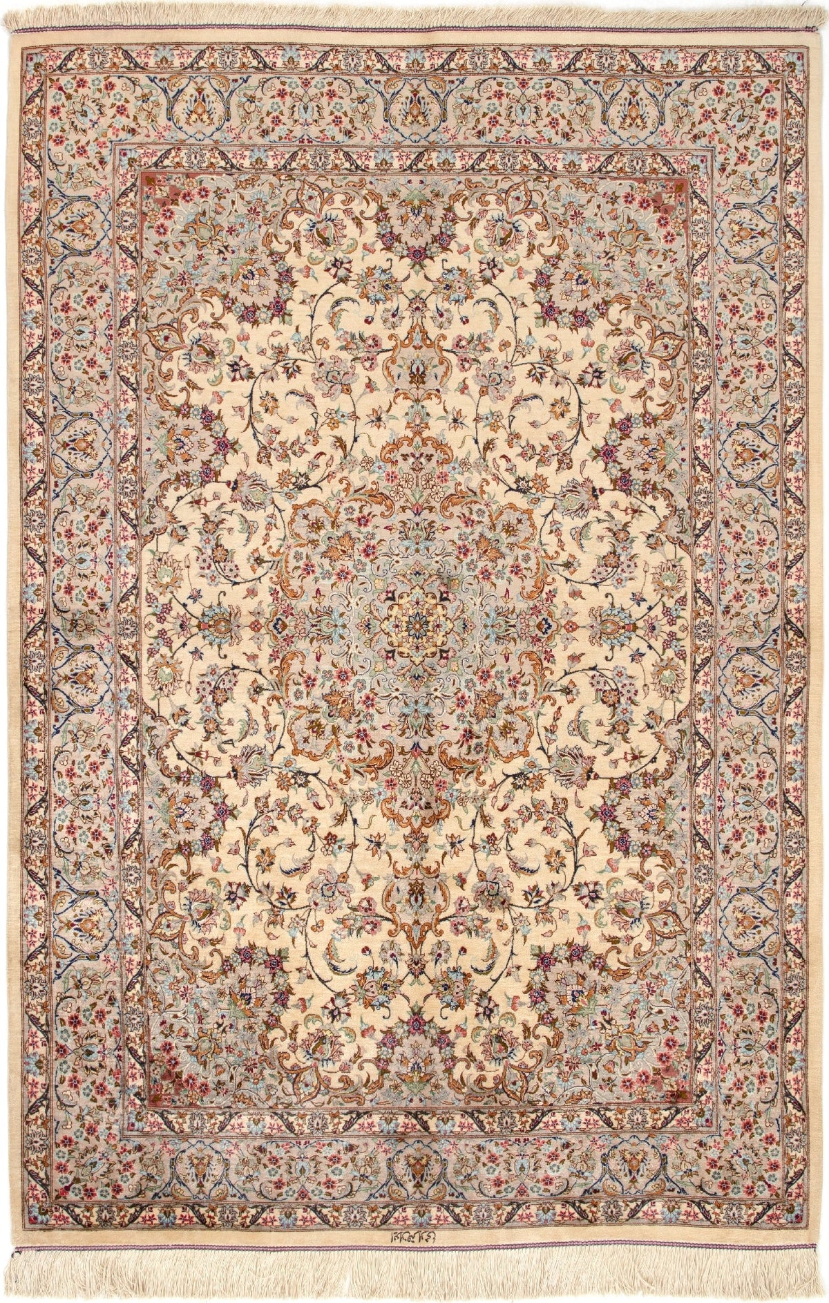 130x200 Ghom soie