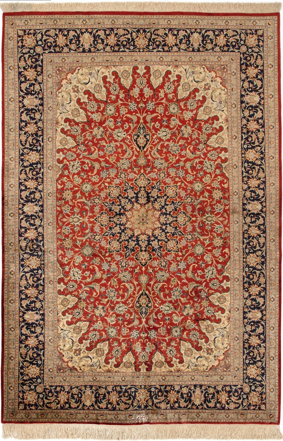 139 x 204 Ghom Seide