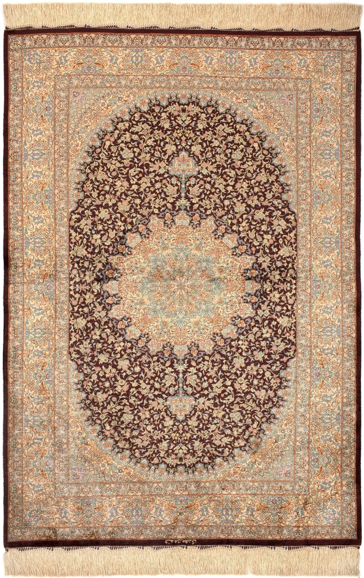 102 x 152 Ghom Seide
